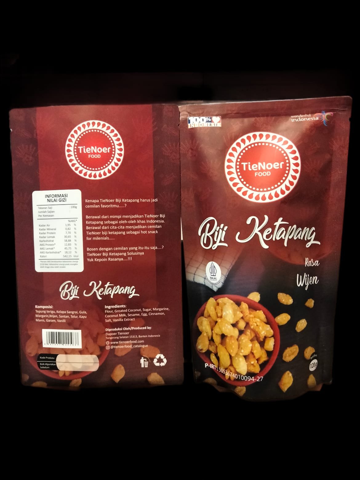 Biji ketapang Wijen