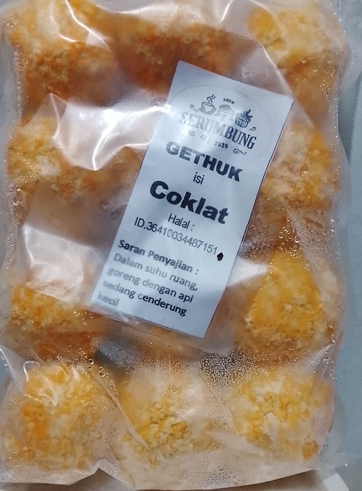 Gethuk frozen isi coklat