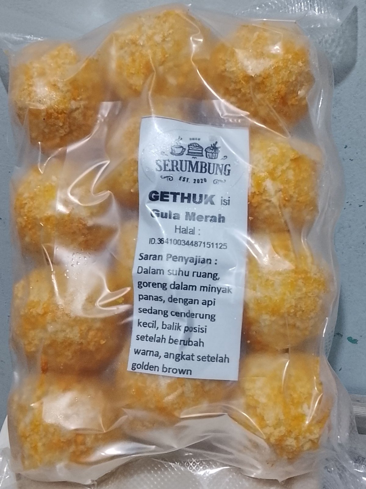 Gethuk frozen isi Gula Merah